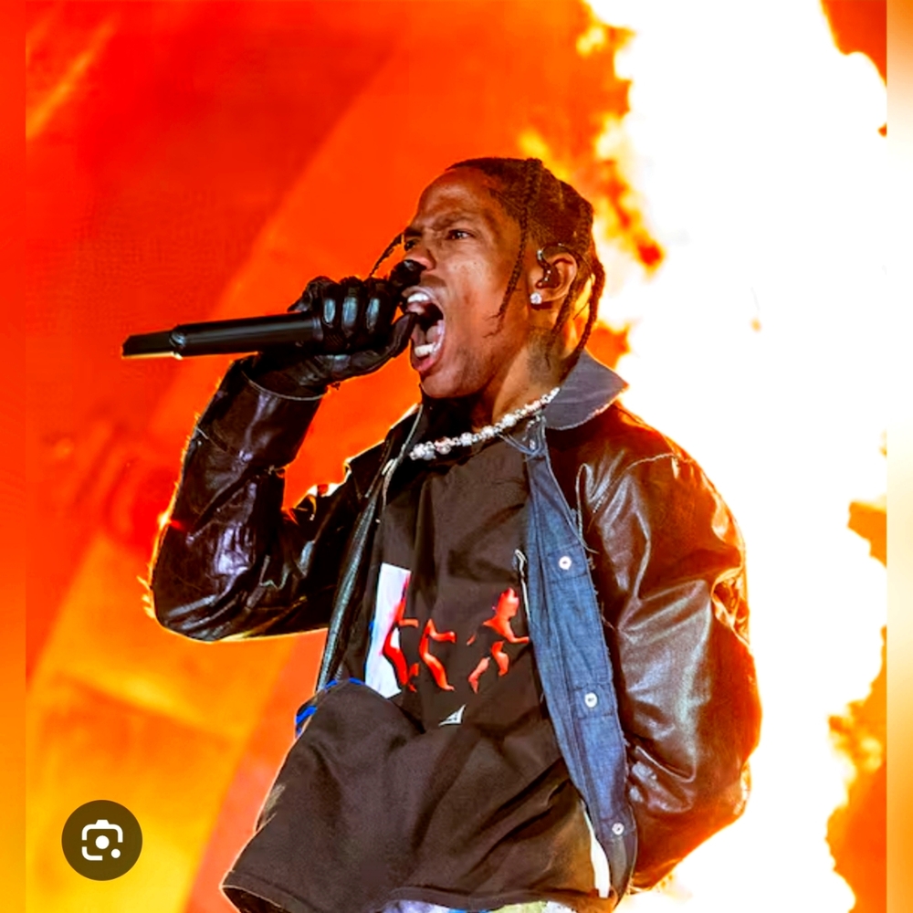 Authentic Travis Scott x Rolling Loud Cali 2017 Peace Tee T-SHIRT WHITE L